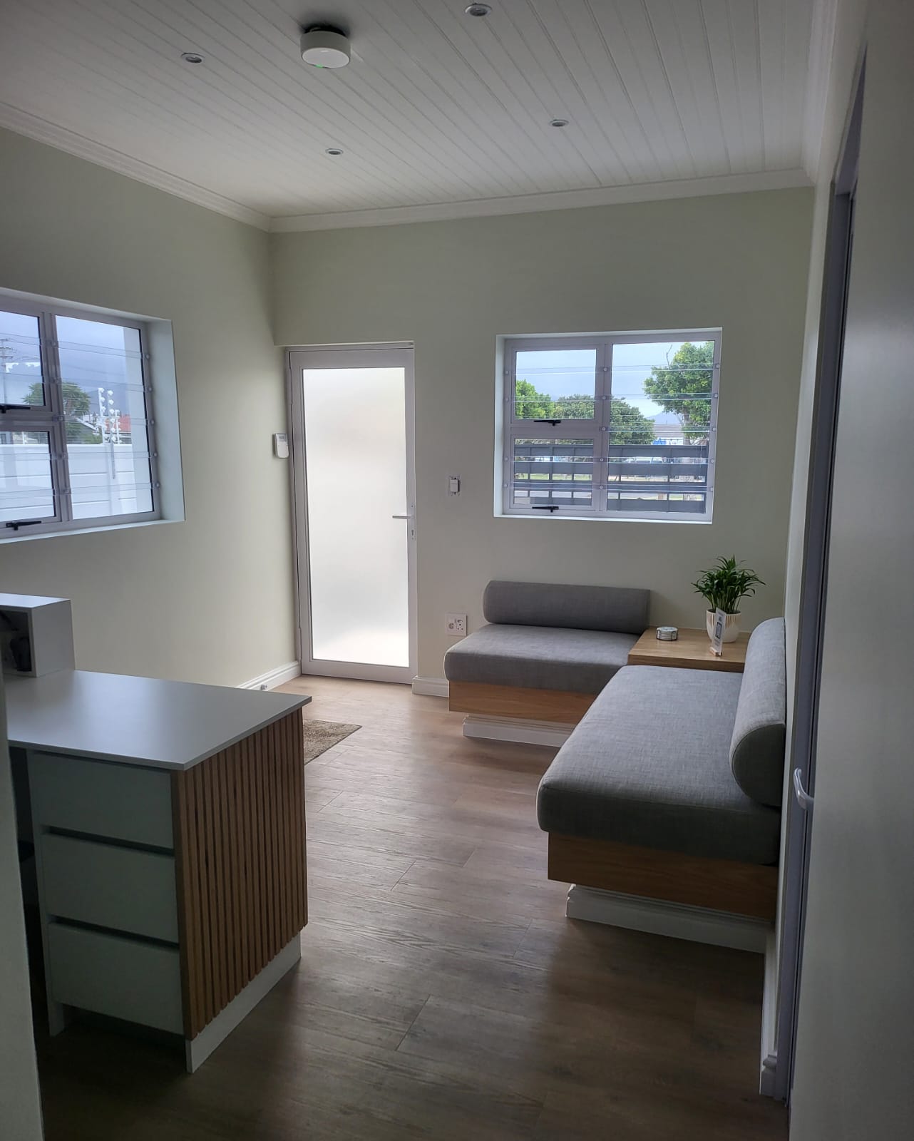 Dr Haffajee's GP practice consultation room in Cape Town